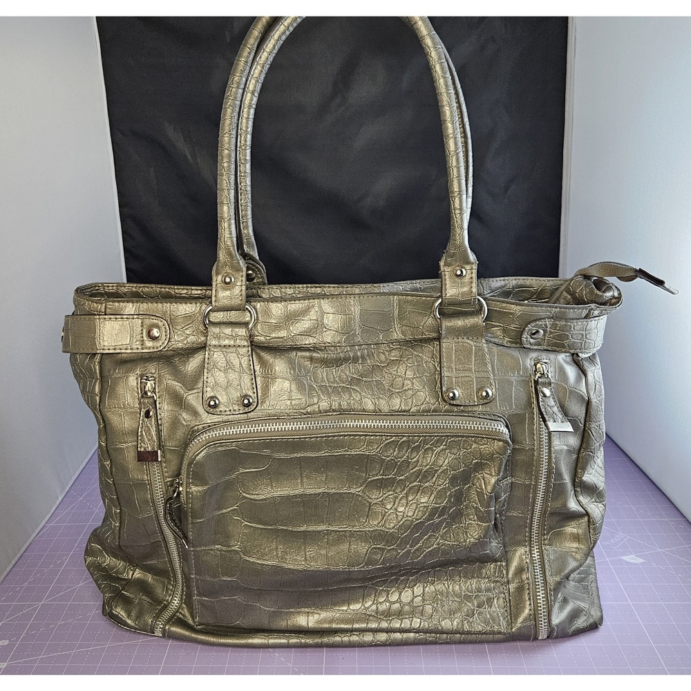GAL, Silver/Grey, Bags, Size: 16.7" L, 6" W, 13" H